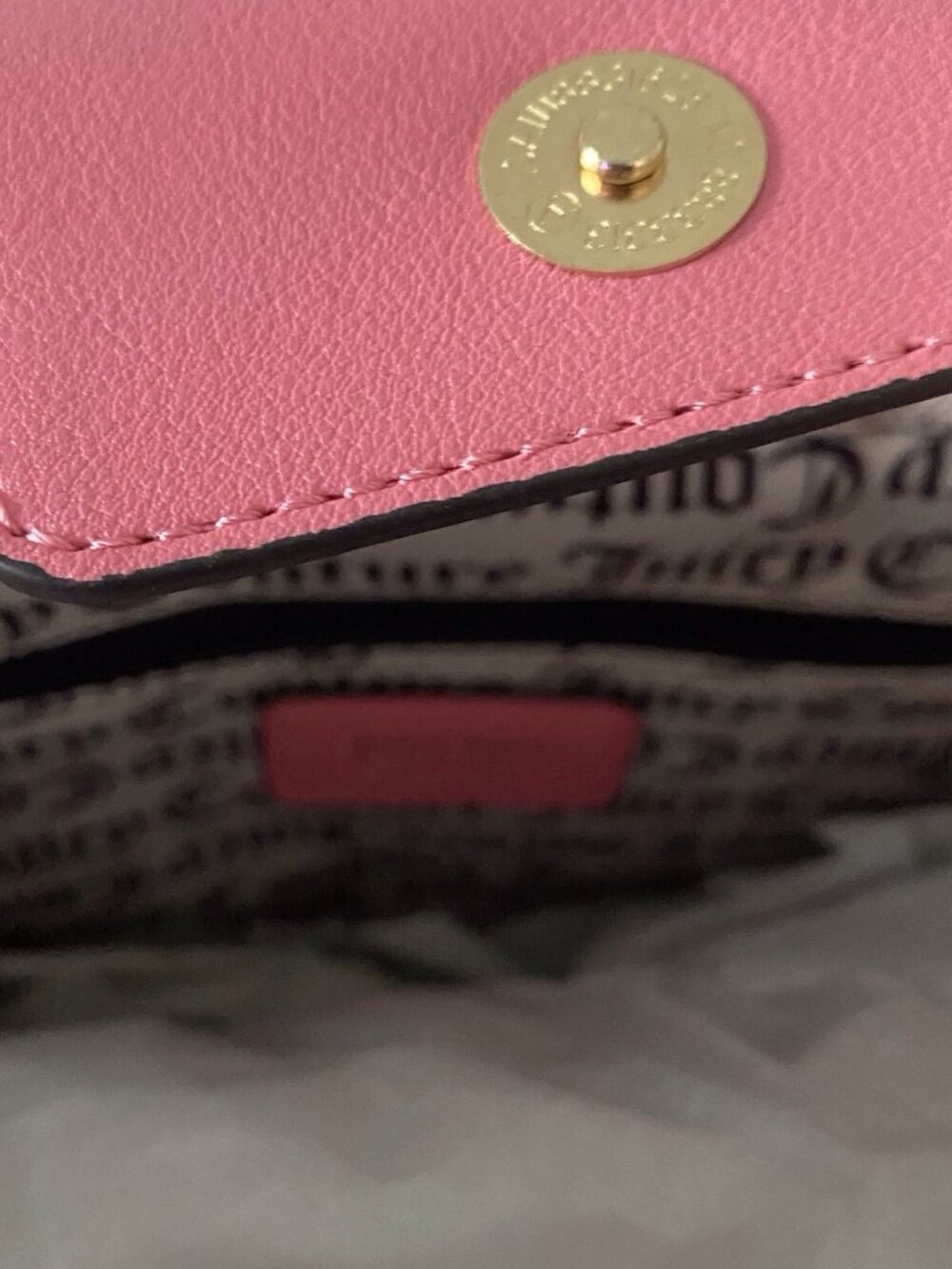 Juicy Couture Berry Sweet Tote Bag Pink #1 Strawberry With Charm Crossbody NEW - Picture 9 of 12